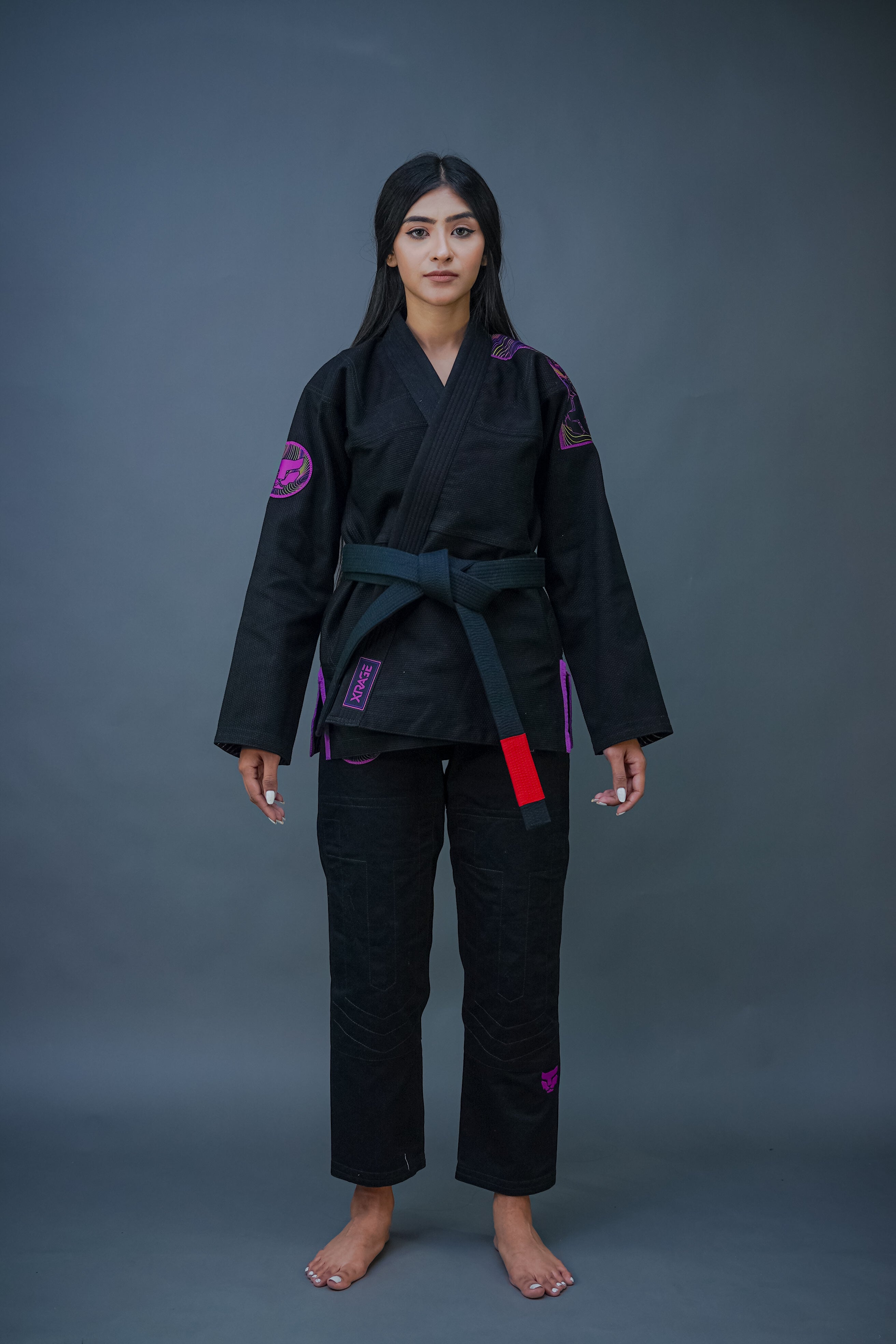 XRage Sports – Premium Women’s Jiu-Jitsu Gi (Black Edition)